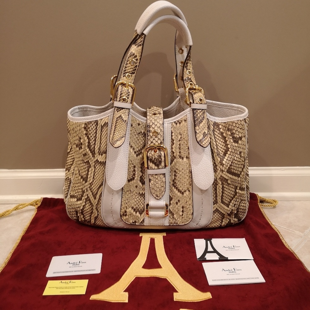 Women's Exotic Snake Skin Handbag